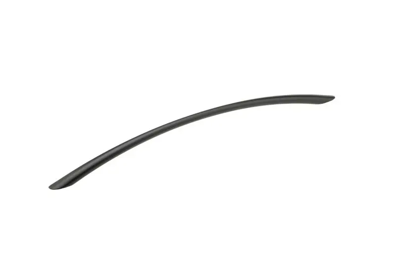 Richelieu Astoria Gatherion 12-inch (305 mm) Matte Black Modern Arched Cabinet Pull, BP85820304900