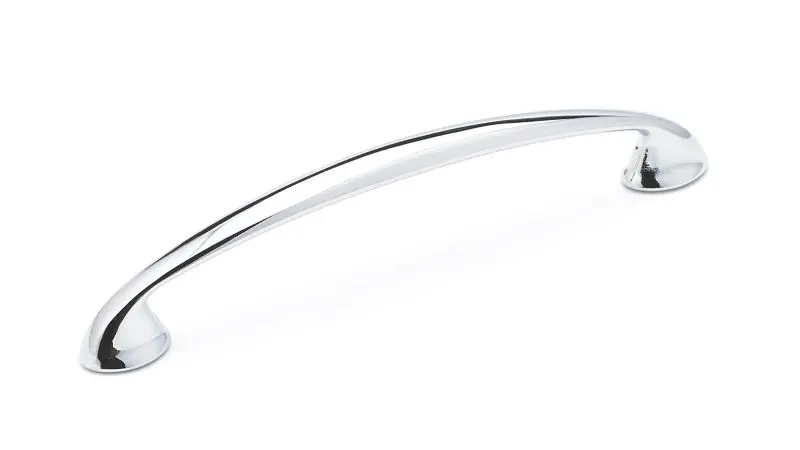 Richelieu Auburndale Gatherion 3 3/4-inch (96 mm) Center-to-Center Triple Chrome Modern Arched Cabinet Pull, BP41296140