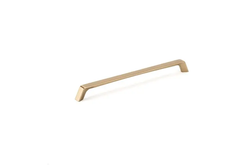 Richelieu Avebury Gatherion 10 1/8-inch (256 mm) Champagne Bronze Modern Rectangular Cabinet Pull, BP7348256CHBRZ