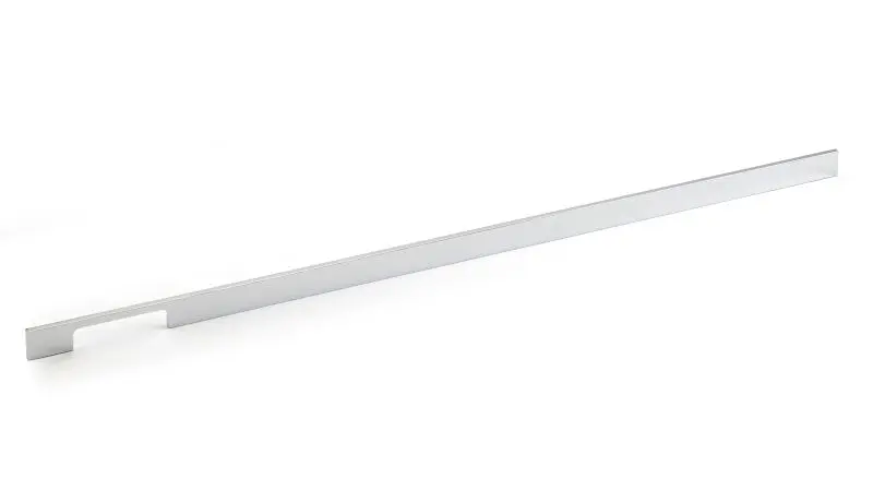 Richelieu Aversa Gatherion 30 1/4-inch (768 mm) Chrome Modern Rectangular Cabinet Pull, BP720768140
