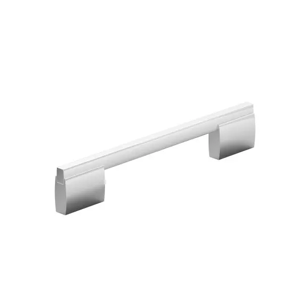 Richelieu Bloomsbury Gatherion 7 9/16-inch (192 mm) Chrome Modern Rectangular Cabinet Pull, 7990192140