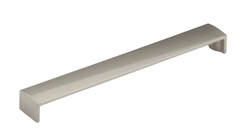Richelieu Brighton Gatherion 10 1/8-inch (256 mm) Center-to-Center Matte Finish Nickel Modern Cabinet Pull, BP1703256195