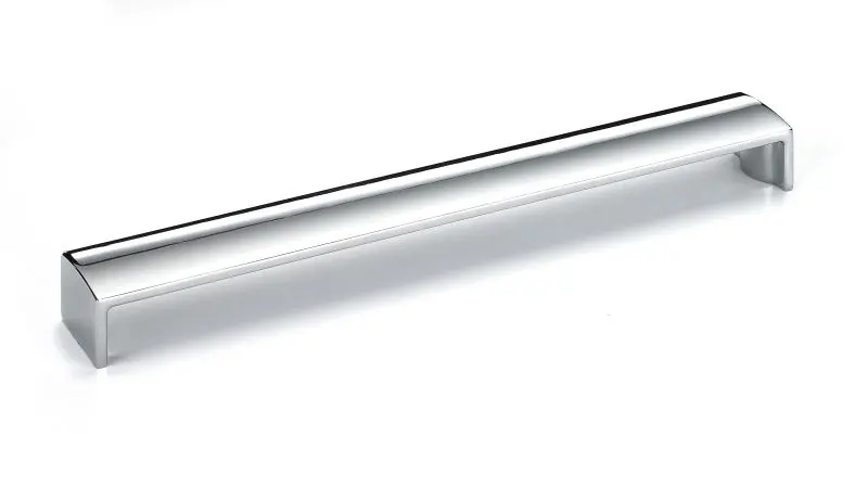 Richelieu Brighton Gatherion 10 1/8-inch (256 mm) Center-to-Center Chrome Modern Cabinet Pull, BP1703256140