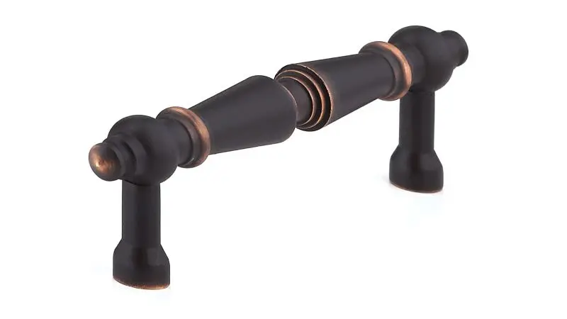Richelieu Brome Gatherion 3 1/2-inch (89 mm) Center-to-Center Brushed Oil-Rubbed Bronze, Traditional Cabinet Pull, BP1454BORB