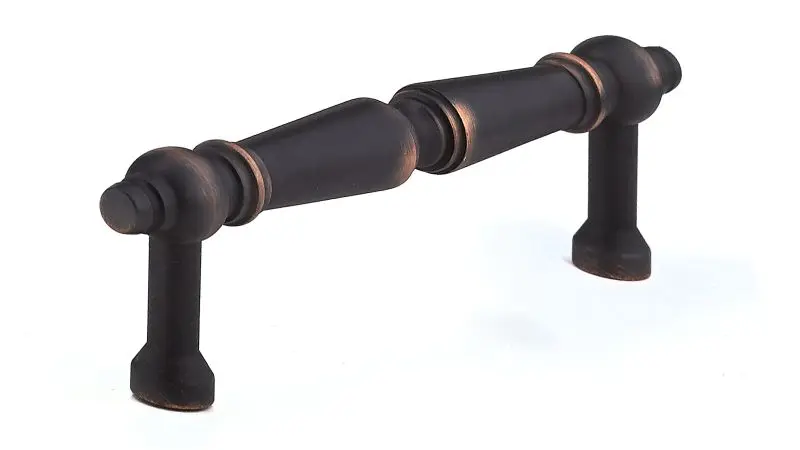 Richelieu Brome Gatherion 3 3/4-inch (96 mm) Center-to-Center Textured Finish Oil-Rubbed Bronze, Traditional Cabinet Pull,...