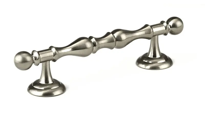 Richelieu Brome Gatherion 4-inch (102 mm) Center-to-Center Satin Finish Black Nickel, Traditional Cabinet Pull, BP60111195