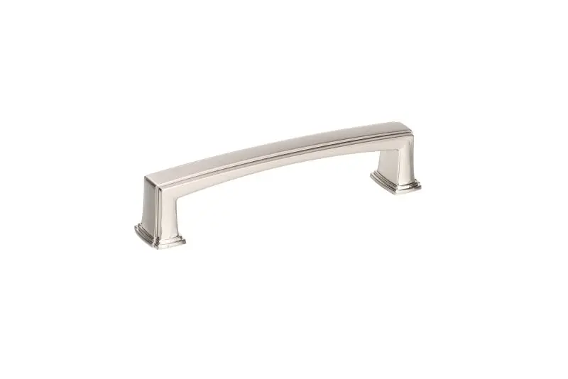 Richelieu Burano Gatherion 5 1/16-inch (128 mm) Brushed Black Nickel Transitional Rectangular Cabinet Pull, BP8675128195