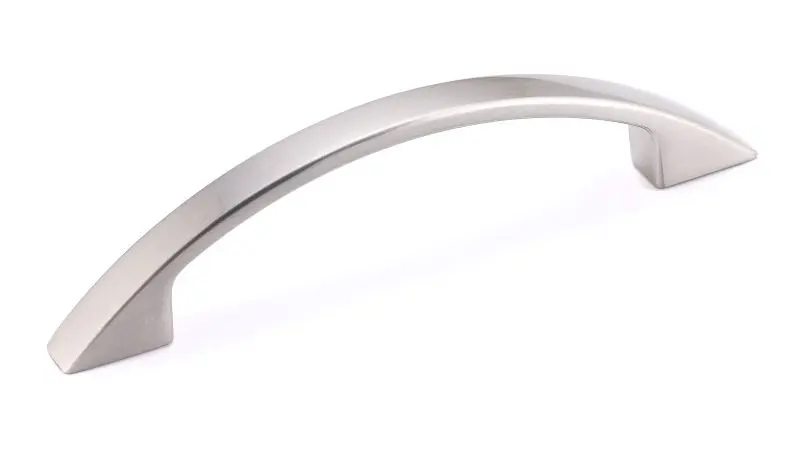 Richelieu Cambria Gatherion 3 3/4-inch (96 mm) Brushed Nickel-Plated Modern Arched Cabinet Pull, BP2310396195