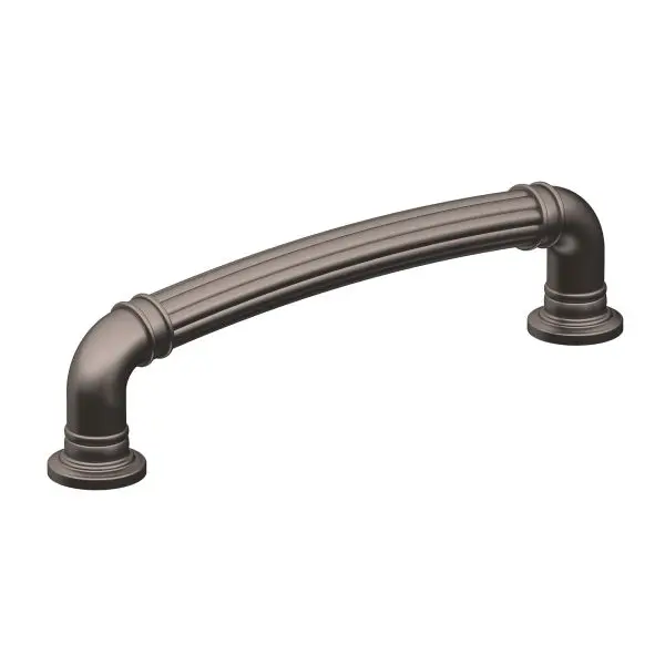 Richelieu Casoria Gatherion 5 1/16-inch (128 mm) Fluted Honey Bronze, Traditional Round Cabinet Pull, BP8818128HBRZ
