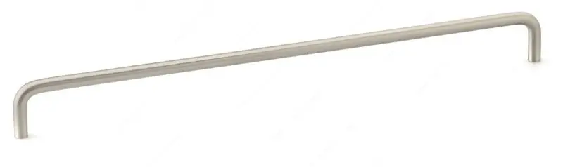 Richelieu Castleton Gatherion 12 5/8-inch (320 mm) Center-to-Center Brushed Nickel Modern Round Cabinet Pull, BP2288320195
