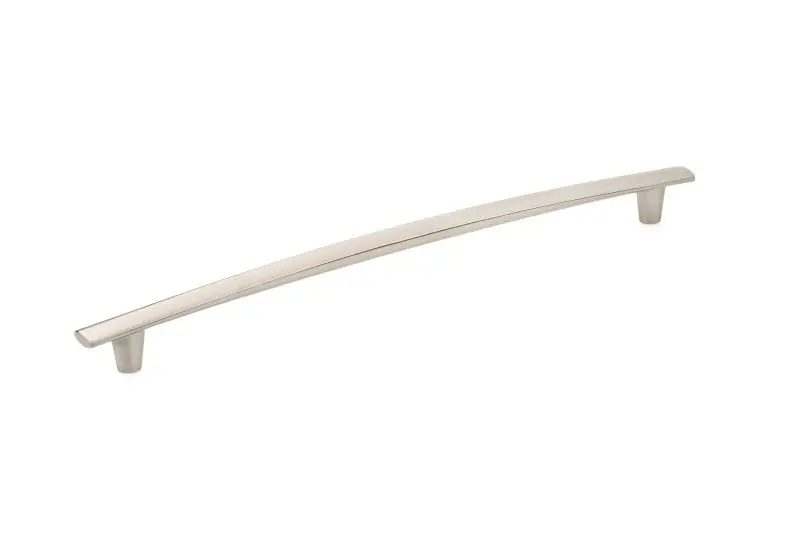 Richelieu Certified Kensington Gatherion 12 5/8-inch (320 mm) Brushed Nickel Modern Arched Cabinet Pull, BP2323320195