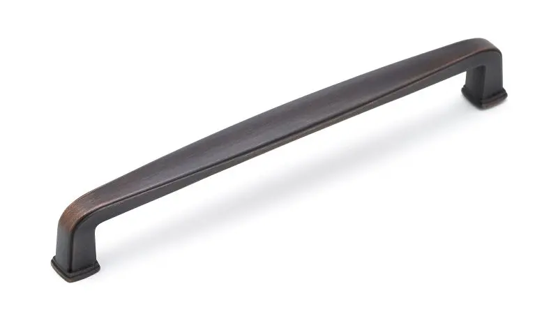 Richelieu Charlemagne Gatherion 6 5/16-inch (160 mm) Matte Finish Oil-Rubbed Bronze Transitional Curved Cabinet Pull, BP81...