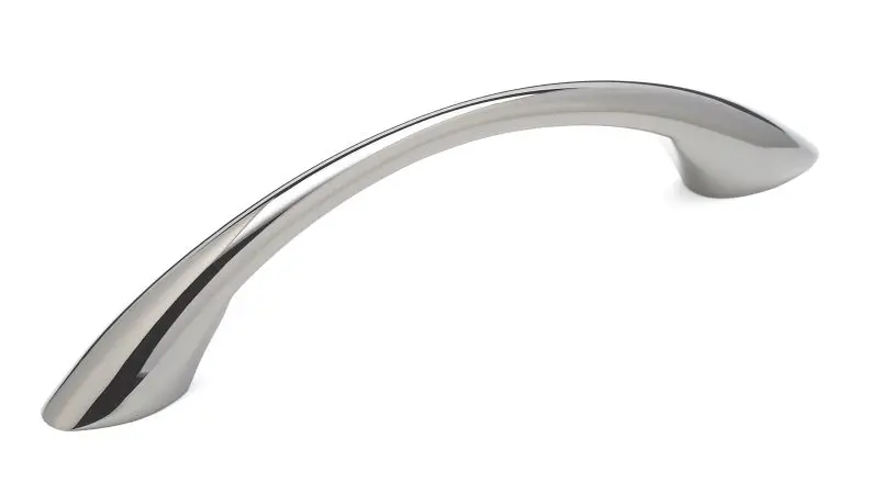 Richelieu Charleston Gatherion 3 3/4-inch (96 mm) Black Nickel Modern Arched Cabinet Pull, BP6501791