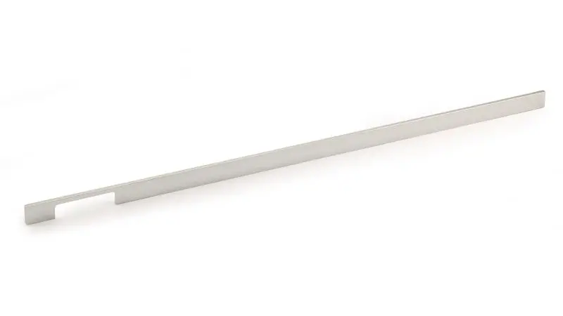 Richelieu Classic Aversa Gatherion 30 1/4-inch (768 mm) Brushed Nickel Modern Rectangular Cabinet Pull, BP720768195