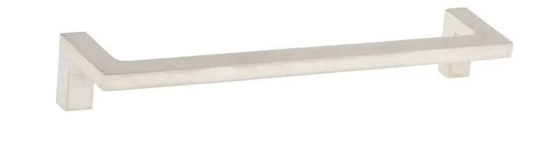 Richelieu Compact 6-inch (152 mm) Brushed Electroless Nickel Modern Offset Square Bracket Influenced Cabinet Pull, BP66955...