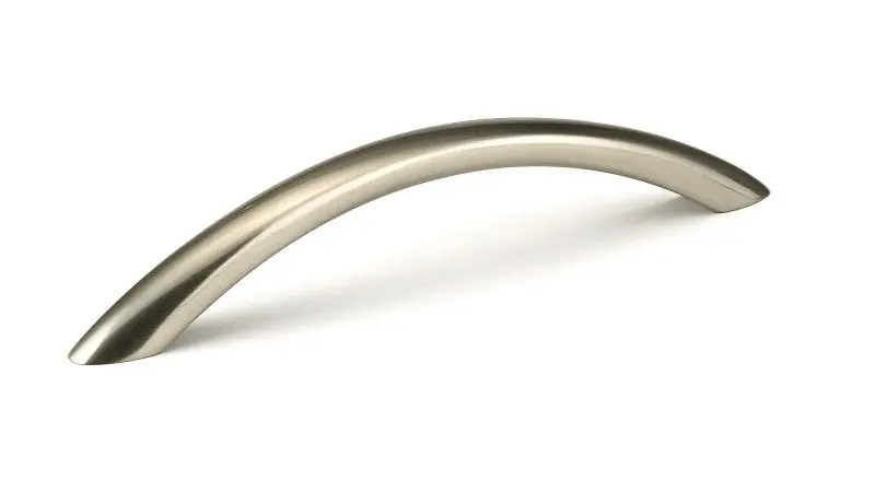 Richelieu Concord Gatherion 5 1/16-inch (128 mm) Matte Finish Satin Nickel Modern Arched Cabinet Pull, BP16338195
