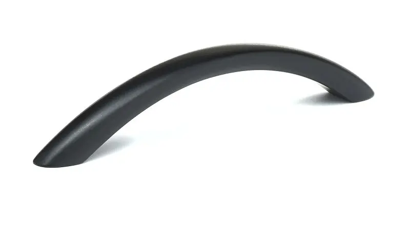 Richelieu Concord Gatherion 5 1/16-inch (128 mm) Matte Black Modern Arched Cabinet Pull, BP16338900