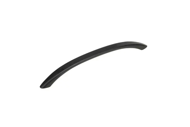 Richelieu Concord Gatherion 6 5/16-inch (160 mm) Matte Black Modern Arched Cabinet Pull, BP163160900