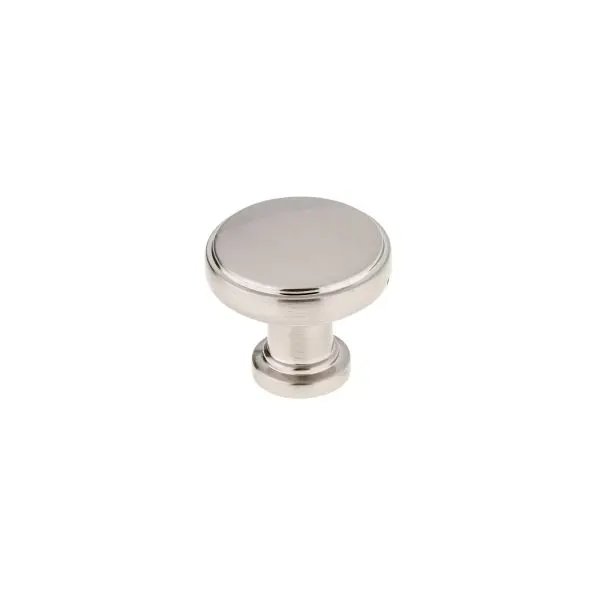 Richelieu Crestmont Gatherion 1 5/16-inch (34 mm) Brushed Black Nickel Modern Round Cabinet Knob, BP872634195
