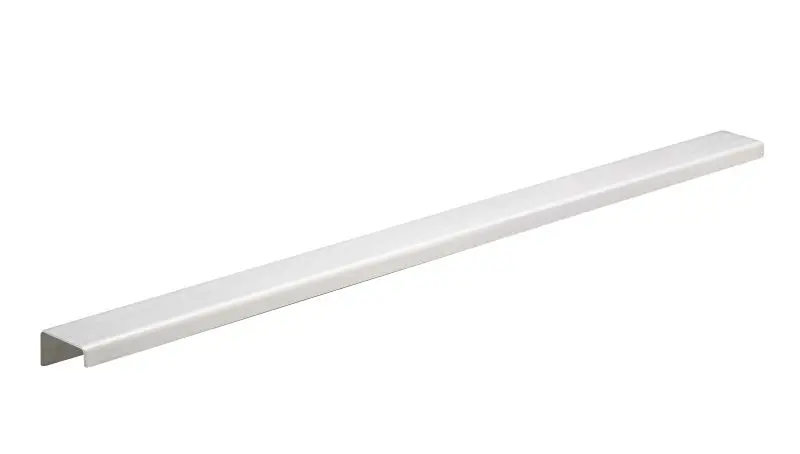 Richelieu CSA-Approved 20-inch (508 mm) Brushed Stainless Steel Modern Cabinet Edge Pull, BP57622170A