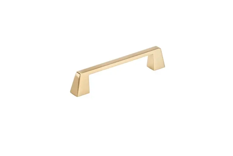Richelieu Custom Stirling Gatherion 5 1/16-inch (128 mm) Champagne Bronze Modern Rectangular Cabinet Pull, BP7340128CHBRZ
