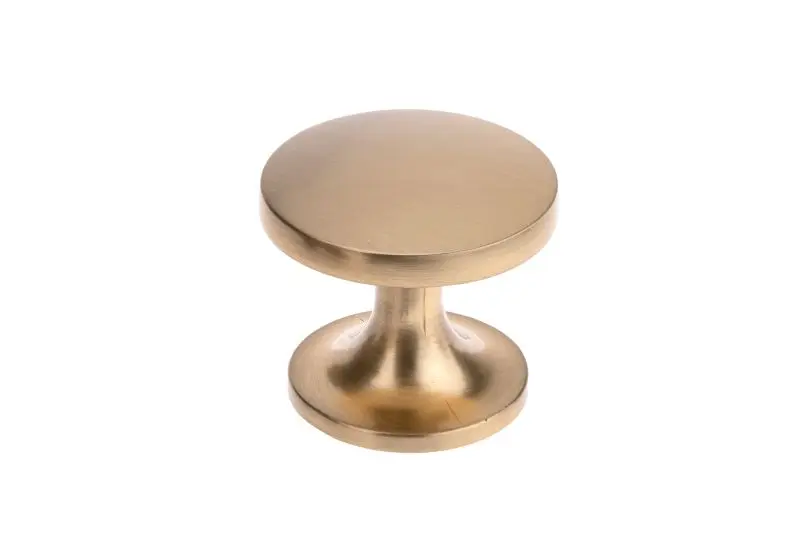 Richelieu Dalhousie Gatherion 1 3/4-inch (44 mm) Champagne Bronze Modern Round Closet Door Knob, BP226544CHBRZ