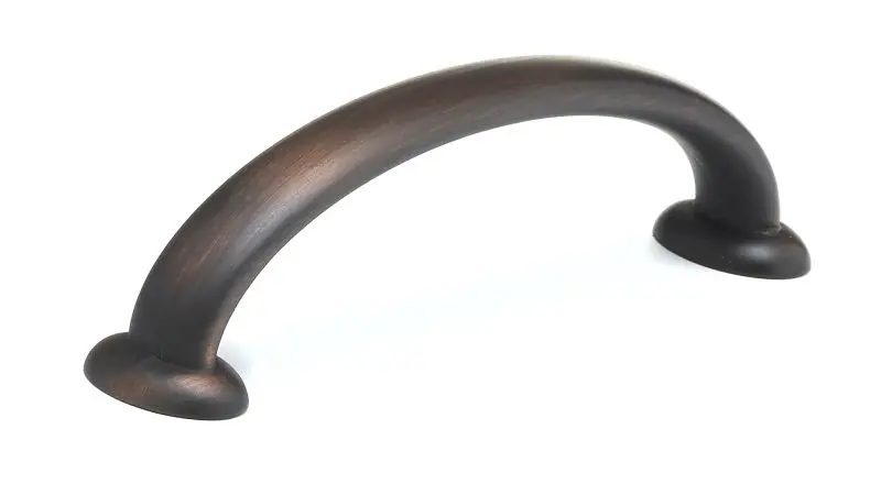 Richelieu Dorval Gatherion 3 3/4-inch (96 mm) Center-to-Center Textured Finish Oil-Rubbed Bronze, Traditional Arched Cabin...