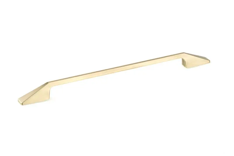 Richelieu Easy Medina Gatherion 12 5/8-inch (320 mm) Satin Naval Brass Modern Rectangular Cabinet Pull, BP7238320160