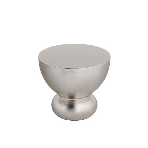 Richelieu Eco-Friendly 1 1/4-inch (32 mm) Brushed Nickel Modern Round Cabinet Knob, 798632195