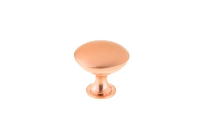 Richelieu Electrolytic Copperfield Gatherion 1 9/16-inch (40 mm) Rose Gold Practical Round Cabinet Knob, BP904140192