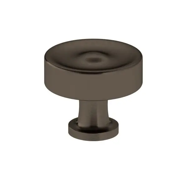Richelieu Elite Arezzo Gatherion 1 3/8-inch (35 mm) Honey Bronze, Traditional Round Cabinet Knob, BP885535HBRZ