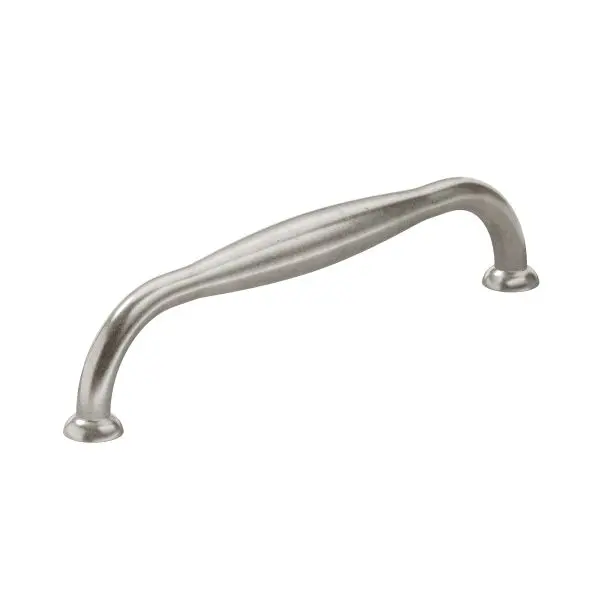 Richelieu Enhanced 7 9/16-inch (192 mm) Center-to-Center Newcastle Antique Sleek Electroless Nickel, Traditional Cabinet P...