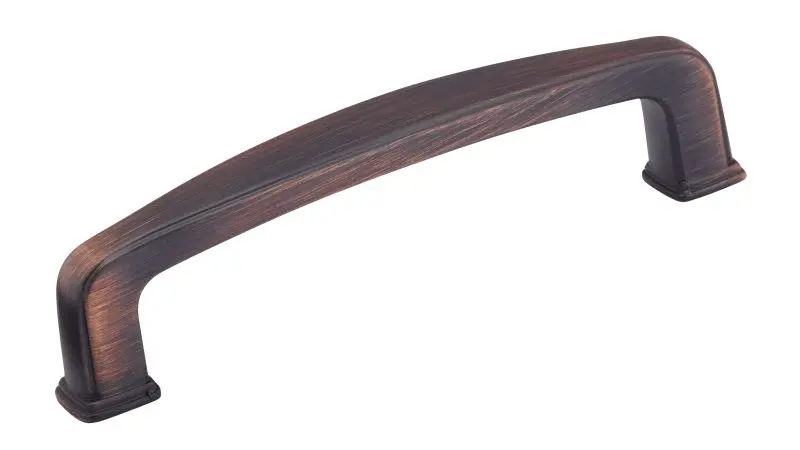 Richelieu Environmentally-Safe Charlemagne Gatherion 3 3/4-inch (96 mm) Brushed Oil-Rubbed Bronze Transitional Curved Cabi...