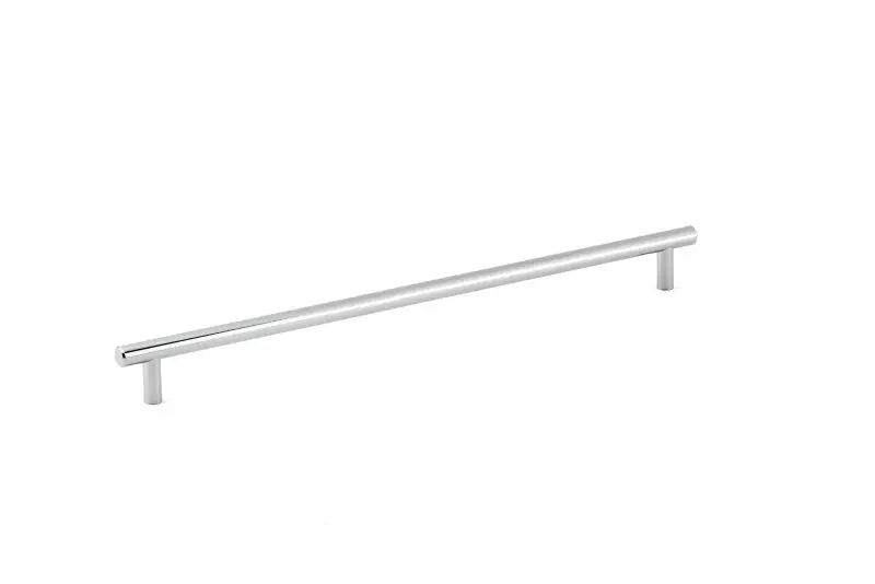 Richelieu Ergonomic Roosevelt Gatherion 13 1/8-inch (333 mm) Chrome Modern Cabinet Bar Pull, BP205333140