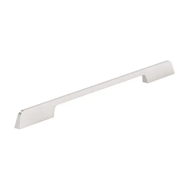 Richelieu Expert Sedona Gatherion 12 5/8-inch (320 mm) Center-to-Center Brushed Nickel Modern Cabinet Pull, 7996320195