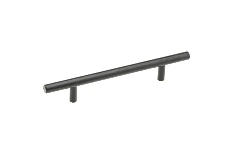 Richelieu Extended-Life Washington Gatherion 7 9/16-inch (192 mm) Matte Matte Black Modern Cabinet Bar Pull, BP305192900