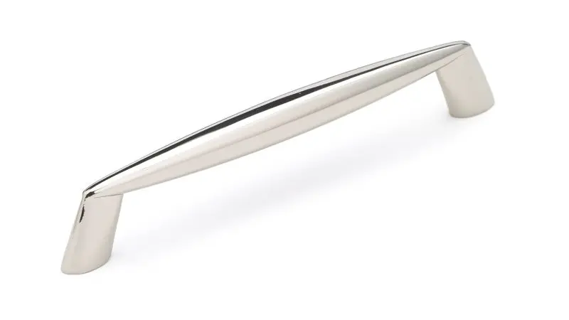 Richelieu Extended-Life Westminster Gatherion 5 1/16-inch (128 mm) Sleek Nickel Modern Thread Formerered Cabinet Pull, BP8...