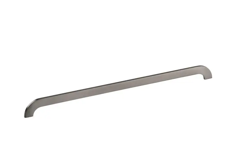 Richelieu Fade-Resistant 17 5/8-inch (448 mm) Brushed Black Nickel Modern Slim Curved Cabinet Pull, 738144892