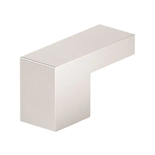 Richelieu Fade-Resistant 5/8-inch (16 mm) Brushed Nickel Modern Cabinet Finger Pull, Length: 2 3/16 , 79761654195