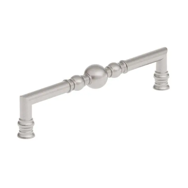 Richelieu Firenze Gatherion 7 9/16-inch (192 mm) Brushed Nickel, Traditional Round Cabinet Pull, BP8789192195