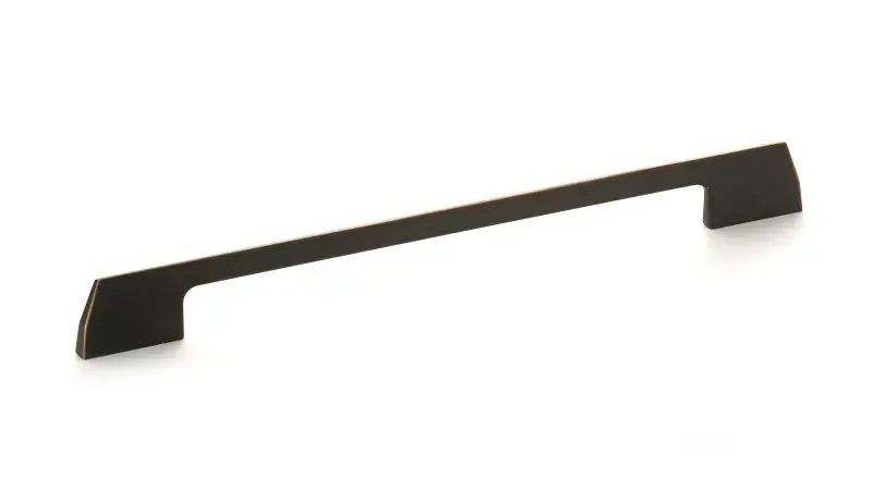 Richelieu Flexible Clason Gatherion 10 1/8-inch (256 mm) Matte Finish Oil-Rubbed Bronze Modern Slim Cabinet Pull, BP712525...