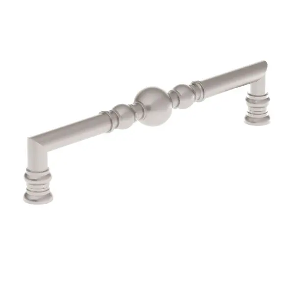 Richelieu Glow Firenze Gatherion 12 5/8-inch (320 mm) Brushed Nickel, Traditional Round Cabinet Pull, BP8789320195