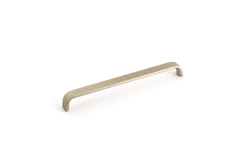 Richelieu Graz Gatherion 13 7/8-inch (352 mm) Gabiano Bronze Modern Curved Appliance Pull, 441352GBRZ