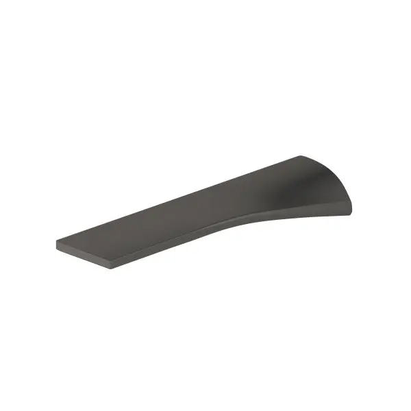 Richelieu Green Milano Gatherion 2 1/2-inch (64 mm) Graphite Modern Cabinet Finger Pull, 5182064905