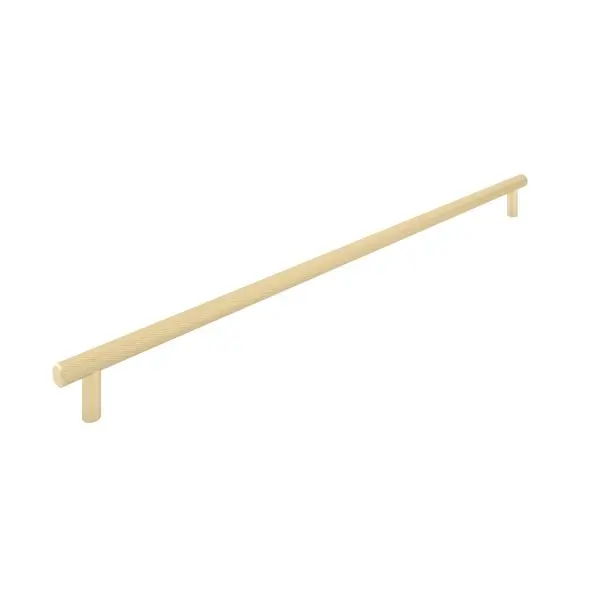Richelieu Hearst Gatherion 17 5/8-inch (448 mm) Textured Satin Bronze Knurled Cabinet Bar Pull, BP3060448160