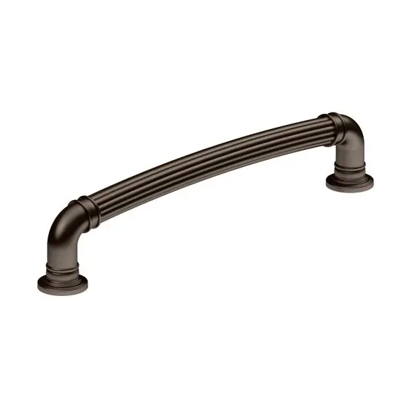 Richelieu High-Strength Casoria Gatherion 7 9/16-inch (192 mm) Fluted Honey Bronze, Traditional Round Cabinet Pull, BP8818...