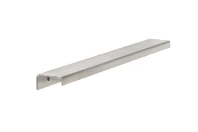 Richelieu Lenox Gatherion 11-inch (279 mm) Brushed Stainless Spring Steel Modern Cabinet Edge Pull, BP57613170