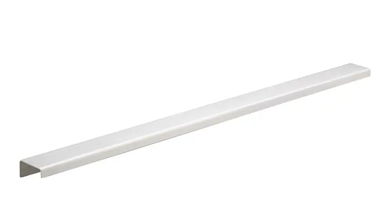 Richelieu Lenox Gatherion 20-inch (508 mm) Textured Finish Stainless Metal Steel Modern Cabinet Edge Pull, BP57622170