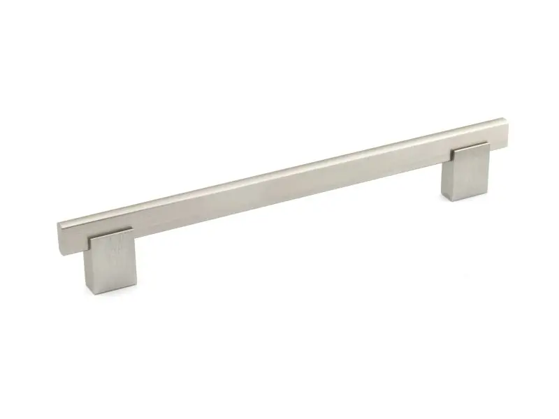 Richelieu Madison Gatherion 7 9/16-inch (192 mm) Brushed Black Nickel Modern Rectangular Cabinet Bar Pull, BP905192195