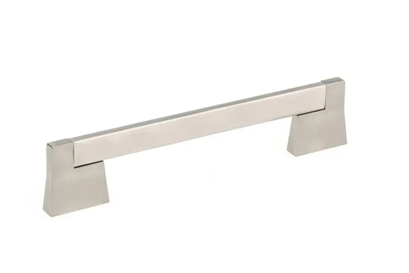 Richelieu Manhattan Gatherion 6 5/16-inch (160 mm) Brushed Black Nickel Modern Rectangular Cabinet Pull, BP8727160195